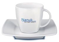 0977 Фарфоровая чашка с блюдцем Maxim Espresso (Senator)