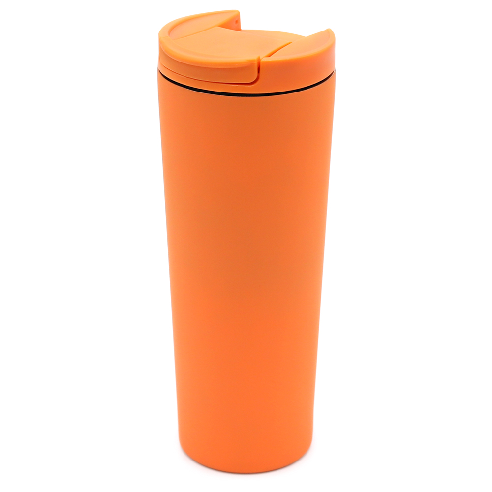 Термокружка Carroll софт-тач, зеленого цвета для бизнеса