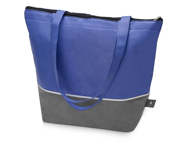 Сумка-холодильник Reviver с длинными ручками из нетканого переработанного материала RPET для бизнеса