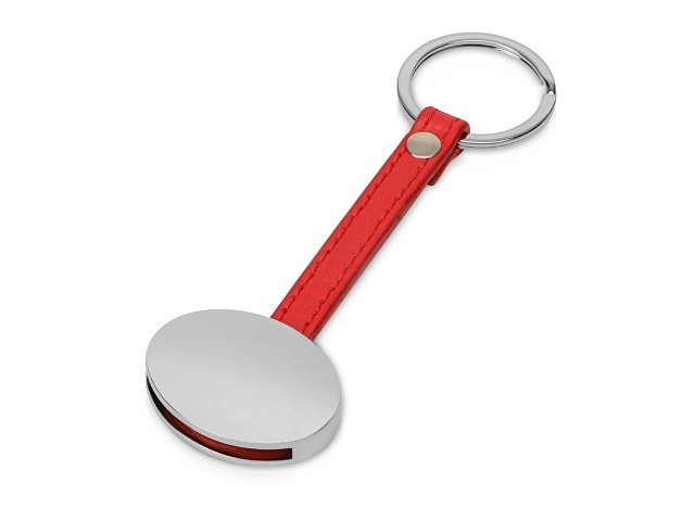 Брелок Авалон, красный/серебристый для бизнеса