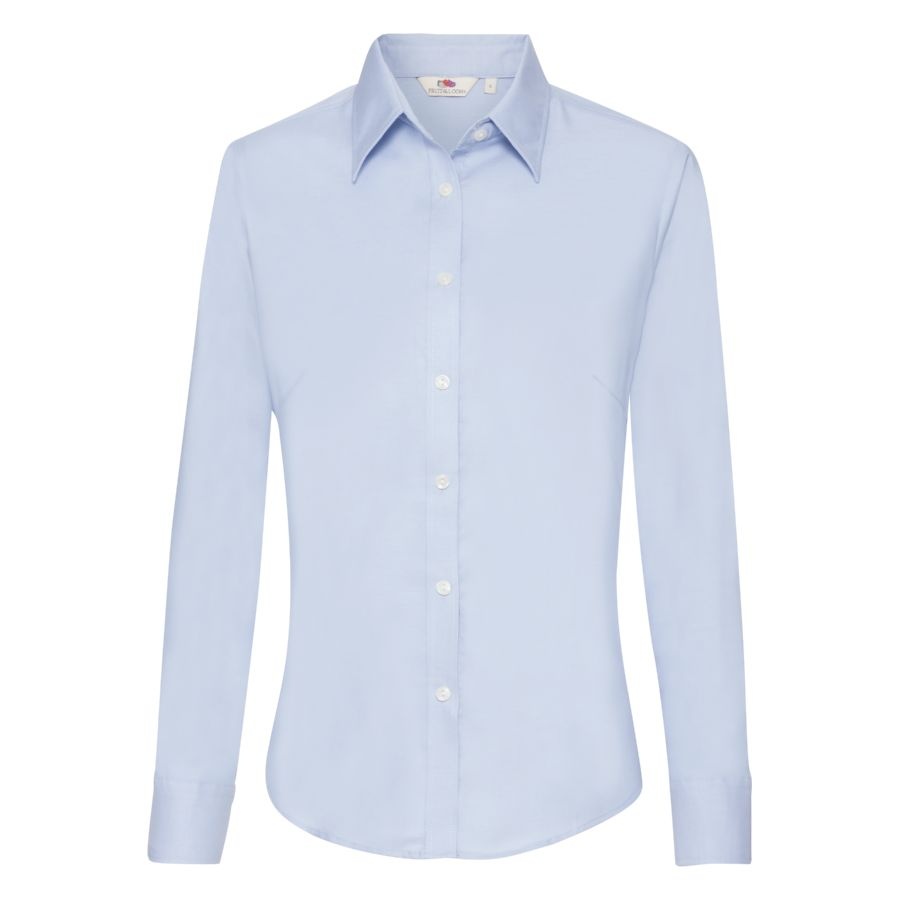 Рубашка женская LONG SLEEVE OXFORD SHIRT LADY-FIT 135 для бизнеса