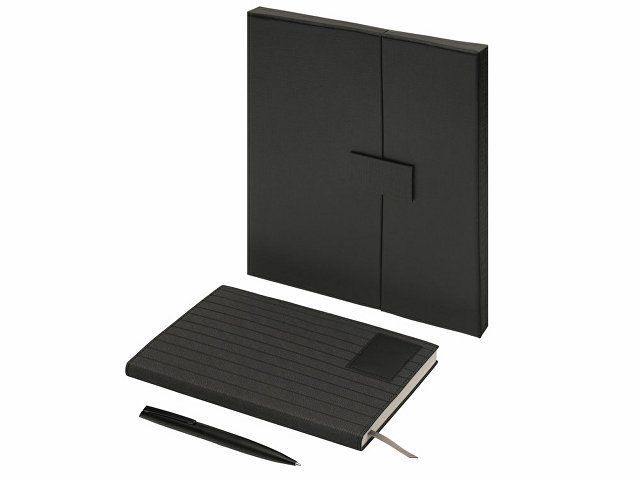 Подарочный набор "Bradburry &Co" с блокнотом А5 и ручкой, черный