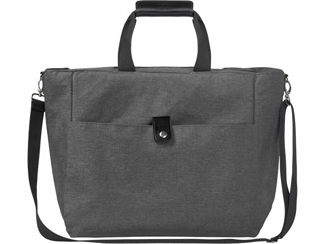 Сумка-холодильник Fabrizio со штопором, серый/черный для бизнеса