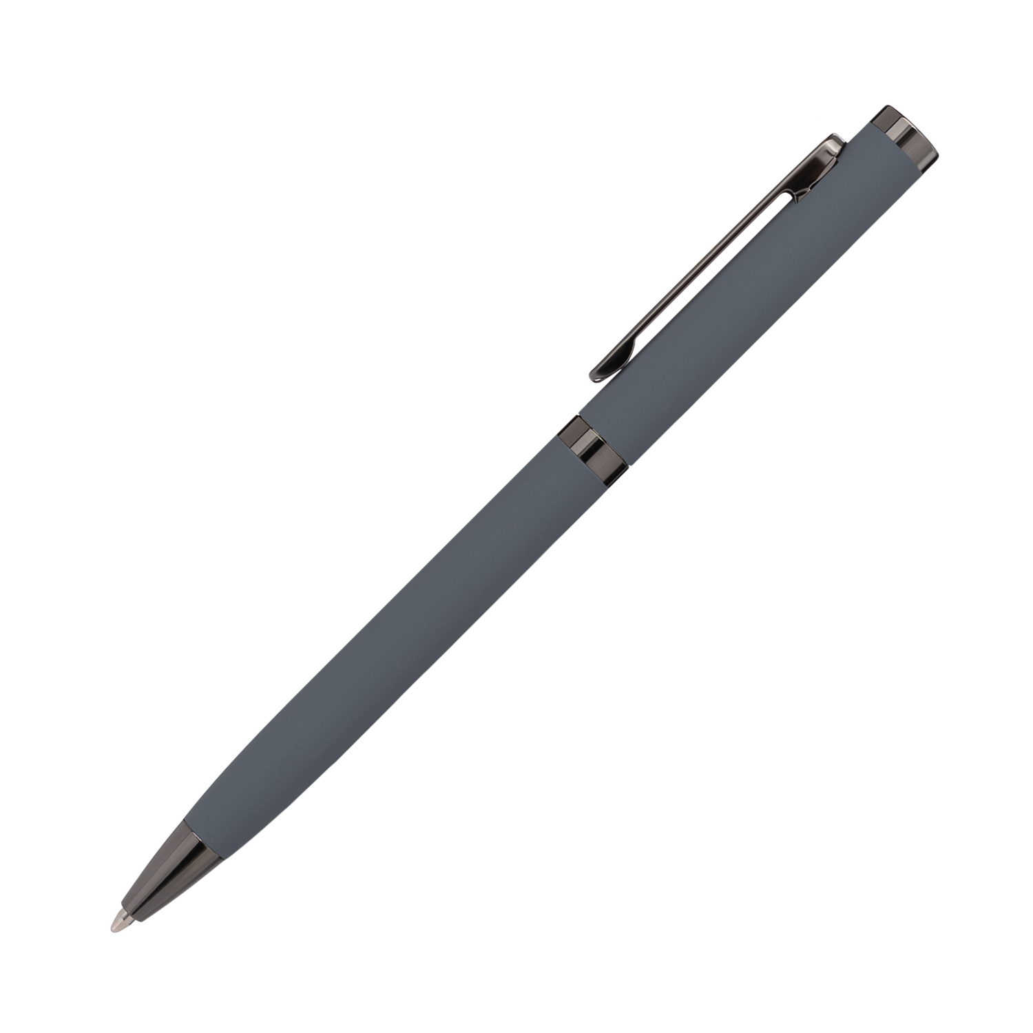 Шариковая ручка Нокс (Nox), серая для бизнеса