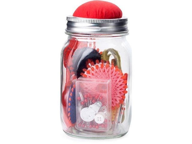 Швейный набор в банке "Sewing Kit" для бизнеса