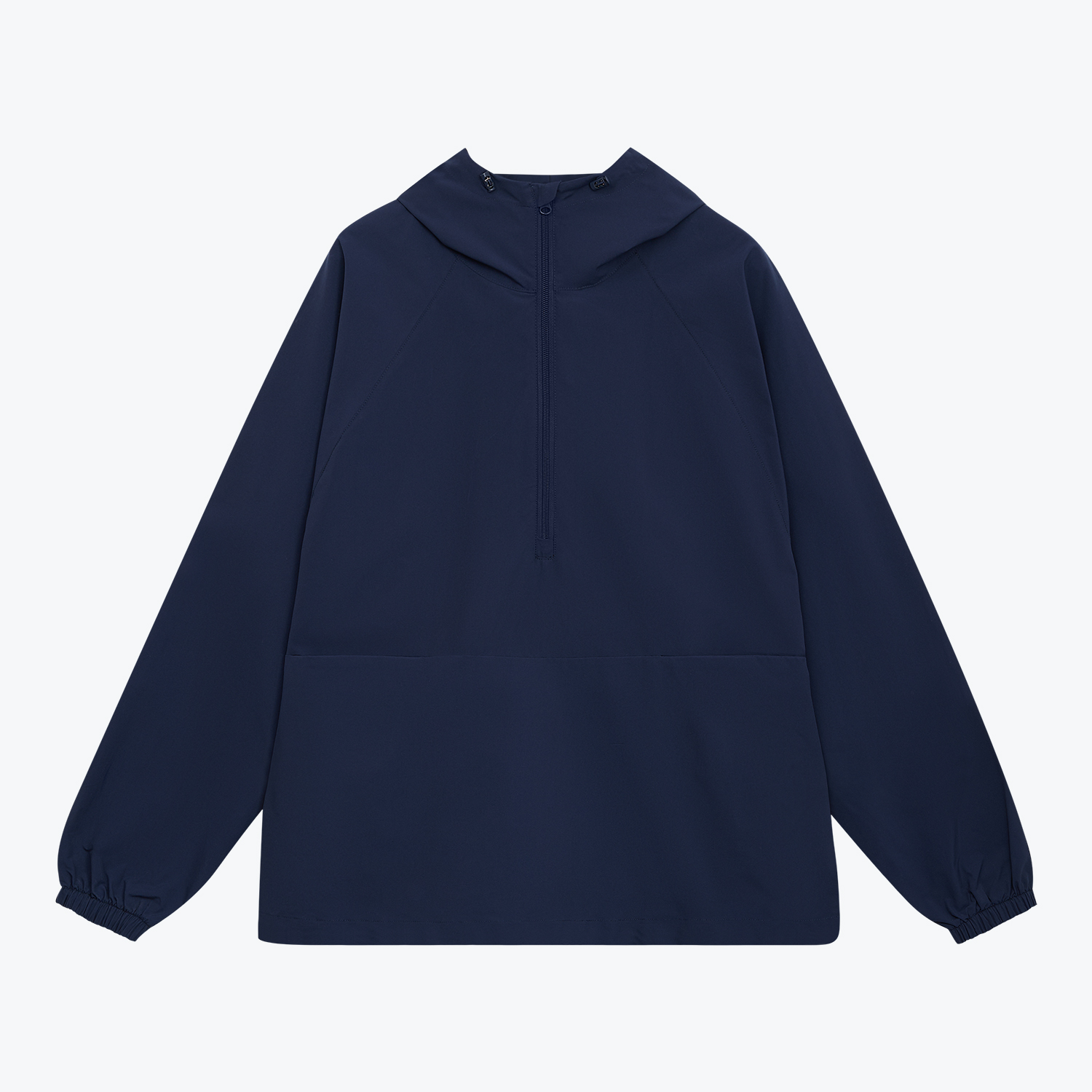 Ветровка (анорак) оверсайз унисекс RISSMAN, темно-синяя