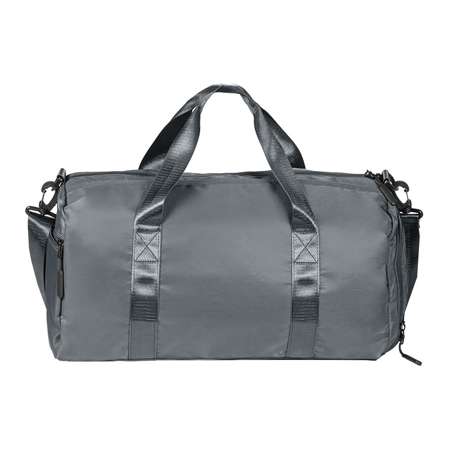 Сумка спортивная "Gym"; серая; 45х21х20 см; полиэстер для бизнеса