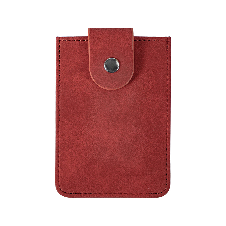 Чехол для карт Luma с 4 отделениями, красный, PU для бизнеса