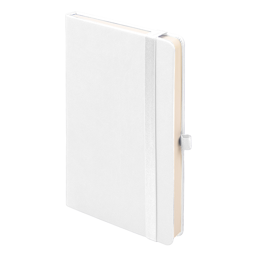 Ежедневник недатированный HAMILTON, A5, белый, кремовый блок
