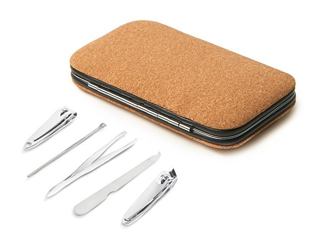 Набор для маникюра "Naomi", натуральный для бизнеса