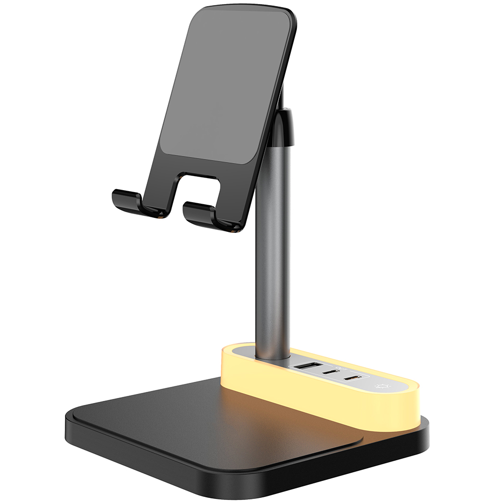 Беспроводное мультизарядное устройство Stave 15W, черный для бизнеса