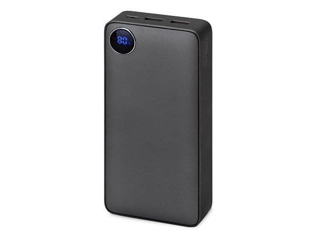 Внешний аккумулятор «Mild Pro» c быстрой зарядкой QC/PD, 20 000 mAh, серый (Р) для бизнеса