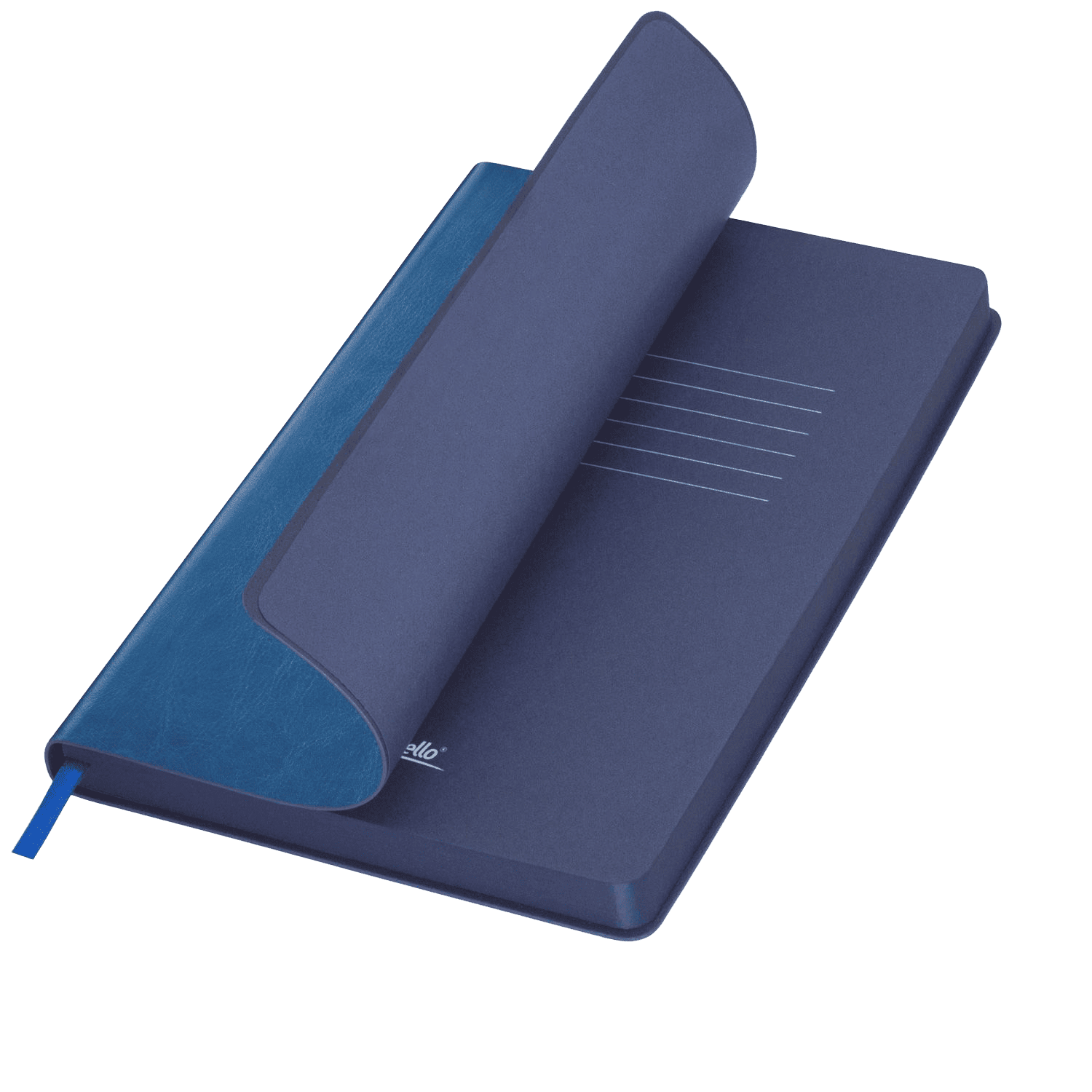 Ежедневник Ривер Сайд (River side) недатированный, лазурный/синий  (без упаковки, без стикера) для бизнеса