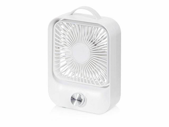 Настольный вентилятор с плавным регулированием скорости "Circa", белый для бизнеса