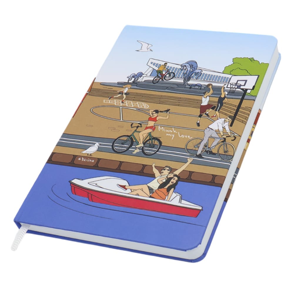 Записная книжка A5 Dziuna Театр в клетку 15,5 x 21 см для бизнеса
