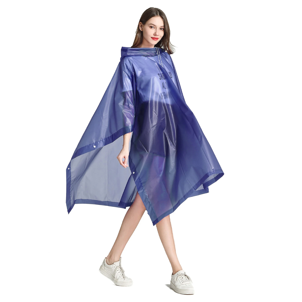 Дождевик-пончо Budget, белый для бизнеса