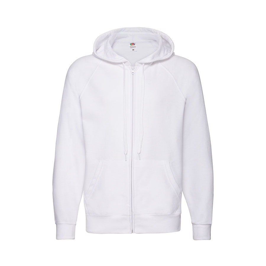 Толстовка без начеса LIGHTWEIGHT HOODED SWEAT JACKET 240 для бизнеса