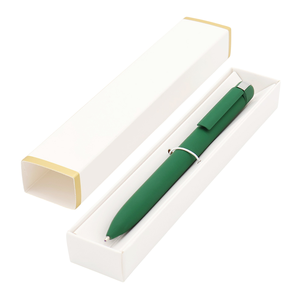 Ручка Espada в коробке Cradle белой с позолотой, красный для бизнеса