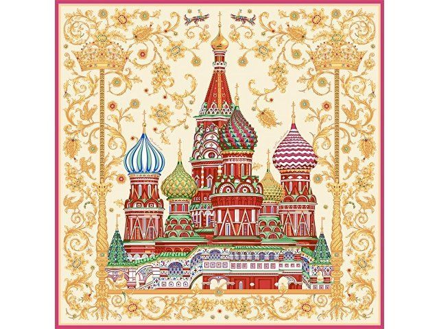 Платок "Собор Василия Блаженного"