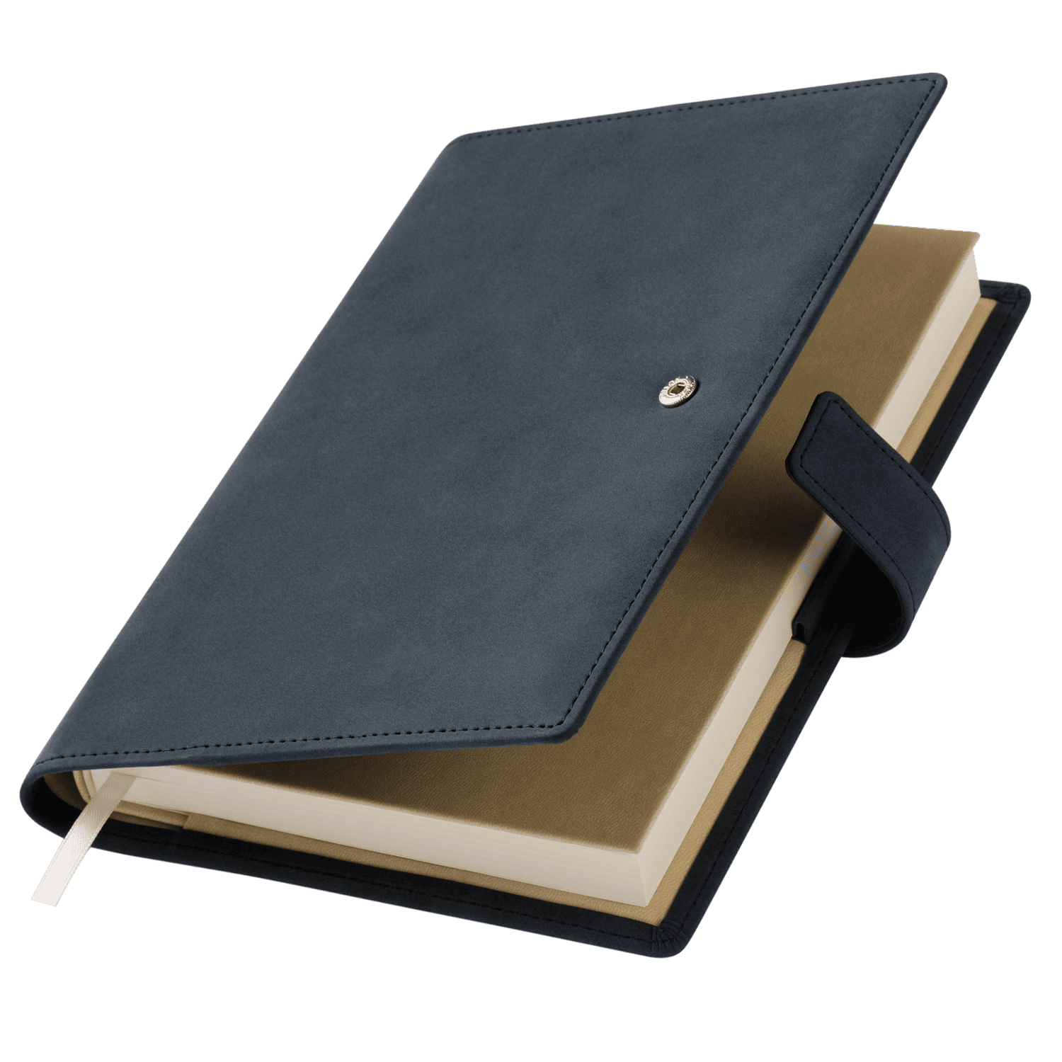 Ежедневник-портфолио Роял (Royal NEO) недатированный в подарочной коробке, синий для бизнеса