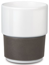 0368 Фарфоровая кружка Purity Plus серая (Senator) для бизнеса