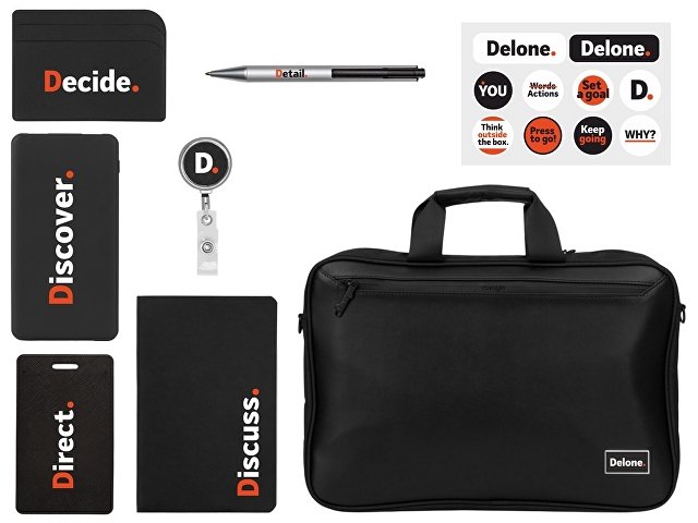 Welcome pack «Swift start», черный с нанесением