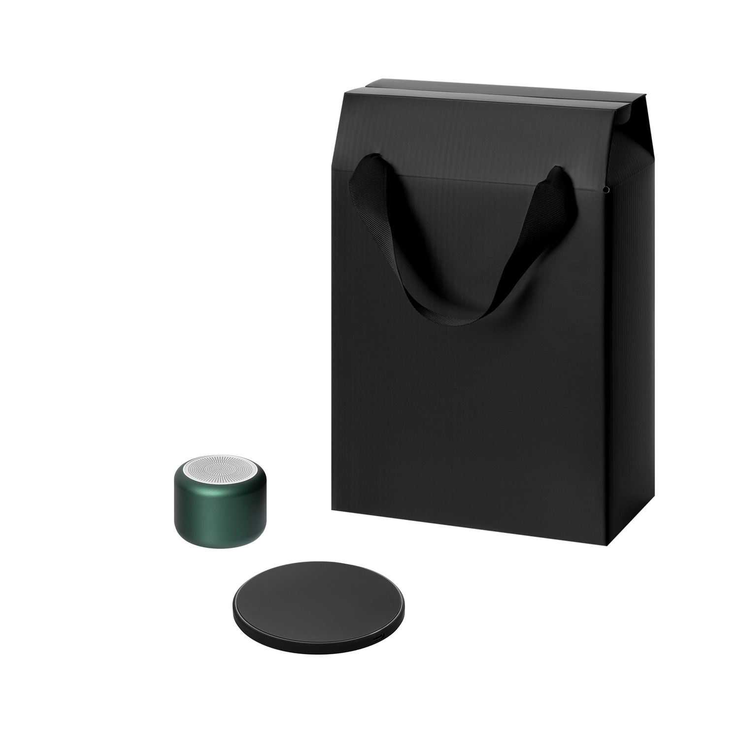 Подарочный набор Пэшн, Аурис (Passion, Auris), зеленый (колонка, зарядное устройство) для бизнеса