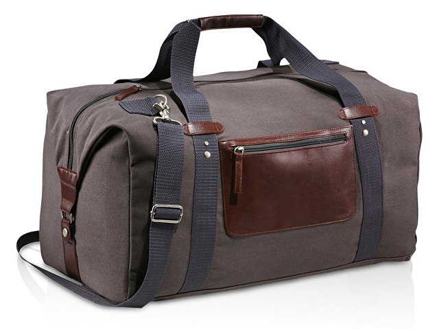 Сумка "Duffel", коричнево-серый для бизнеса