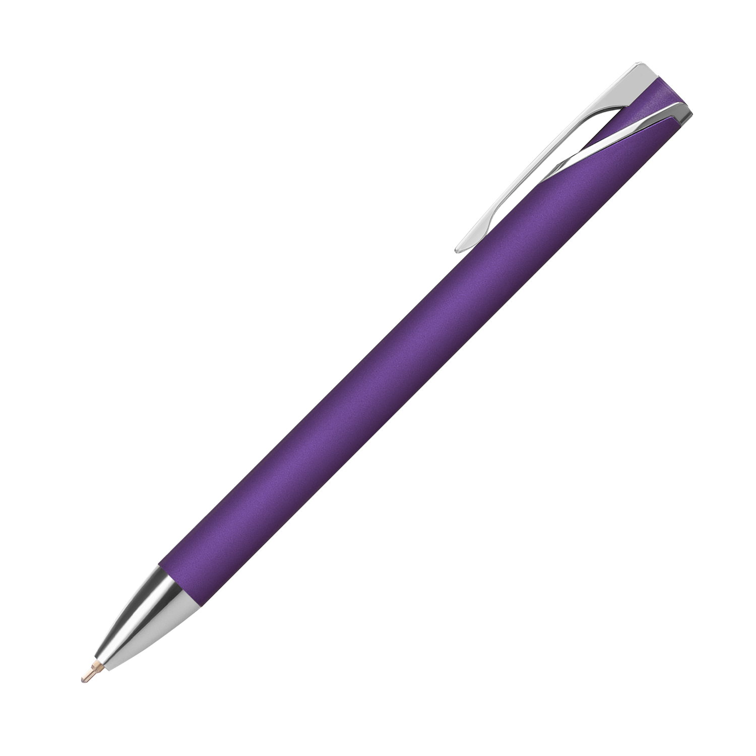 Шариковая ручка Легато (Legato), фиолетовая для бизнеса