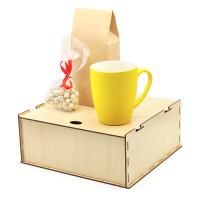 Подарочный набор Родни, желтый (черный чай)