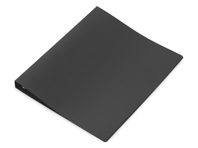 Папка на 4-х кольцах А4, черная для бизнеса