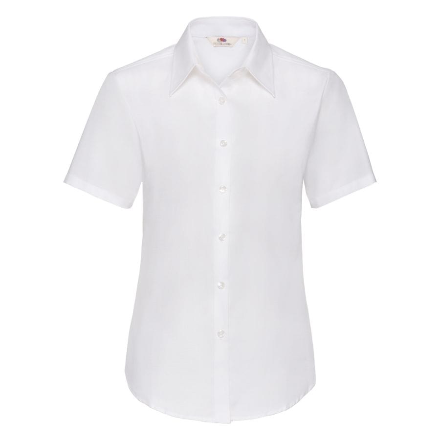 Рубашка женская SHORT SLEEVE OXFORD SHIRT LADY-FIT 130 для бизнеса
