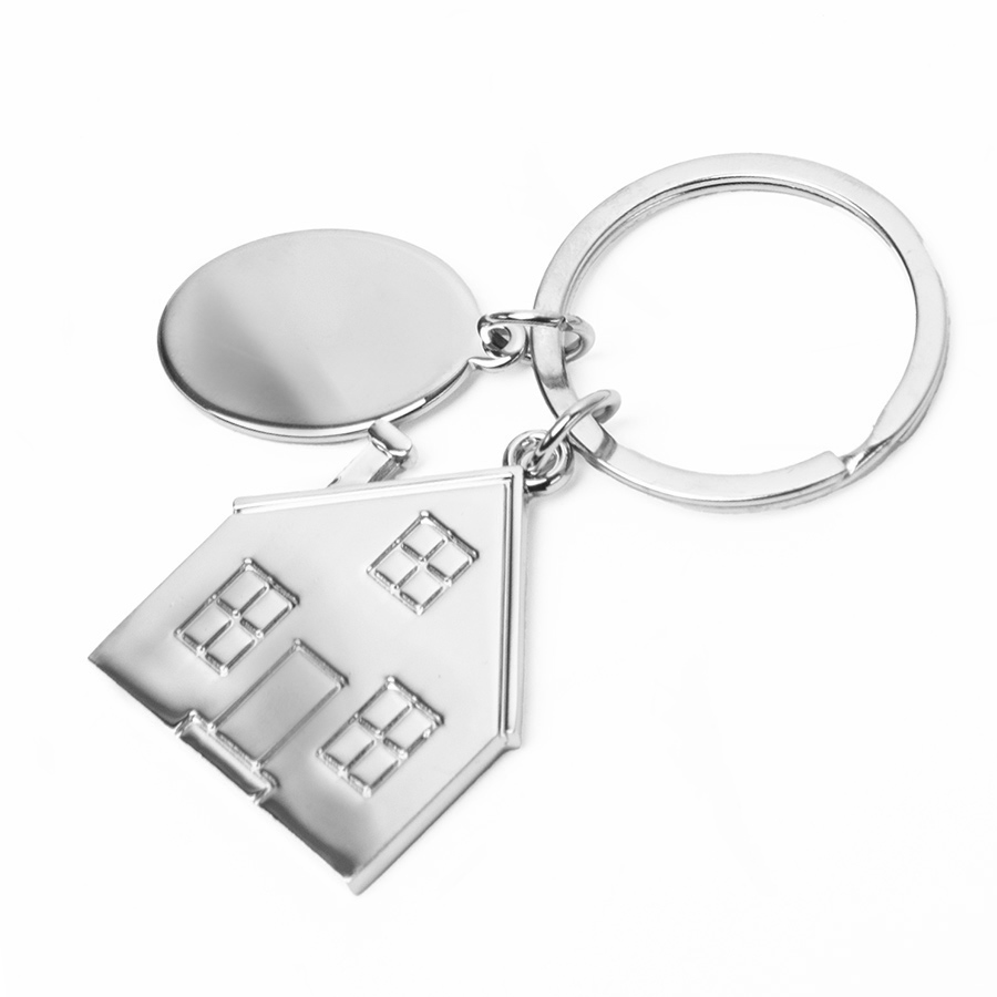 Брелок SILV HOME; 3,97 x 3,3 x 0,3 см; металл для бизнеса