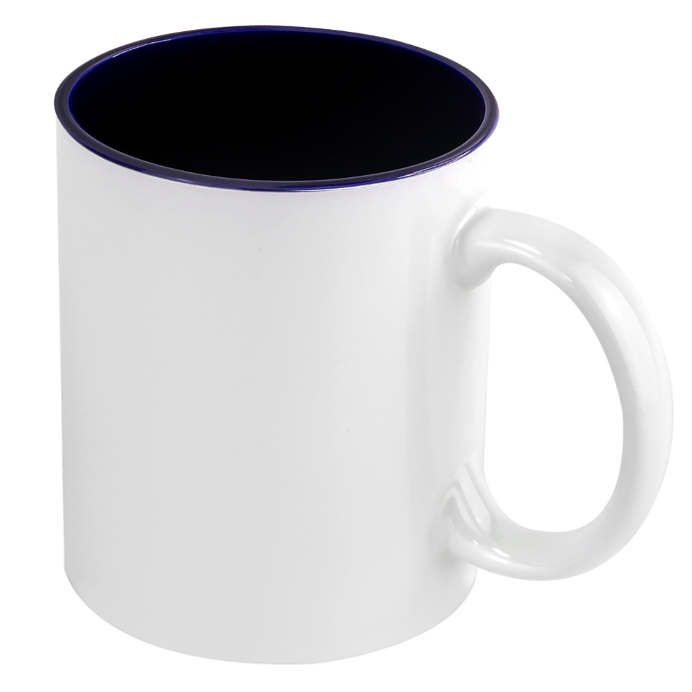 Кружка керамическая Честер, сублимация, синий для бизнеса