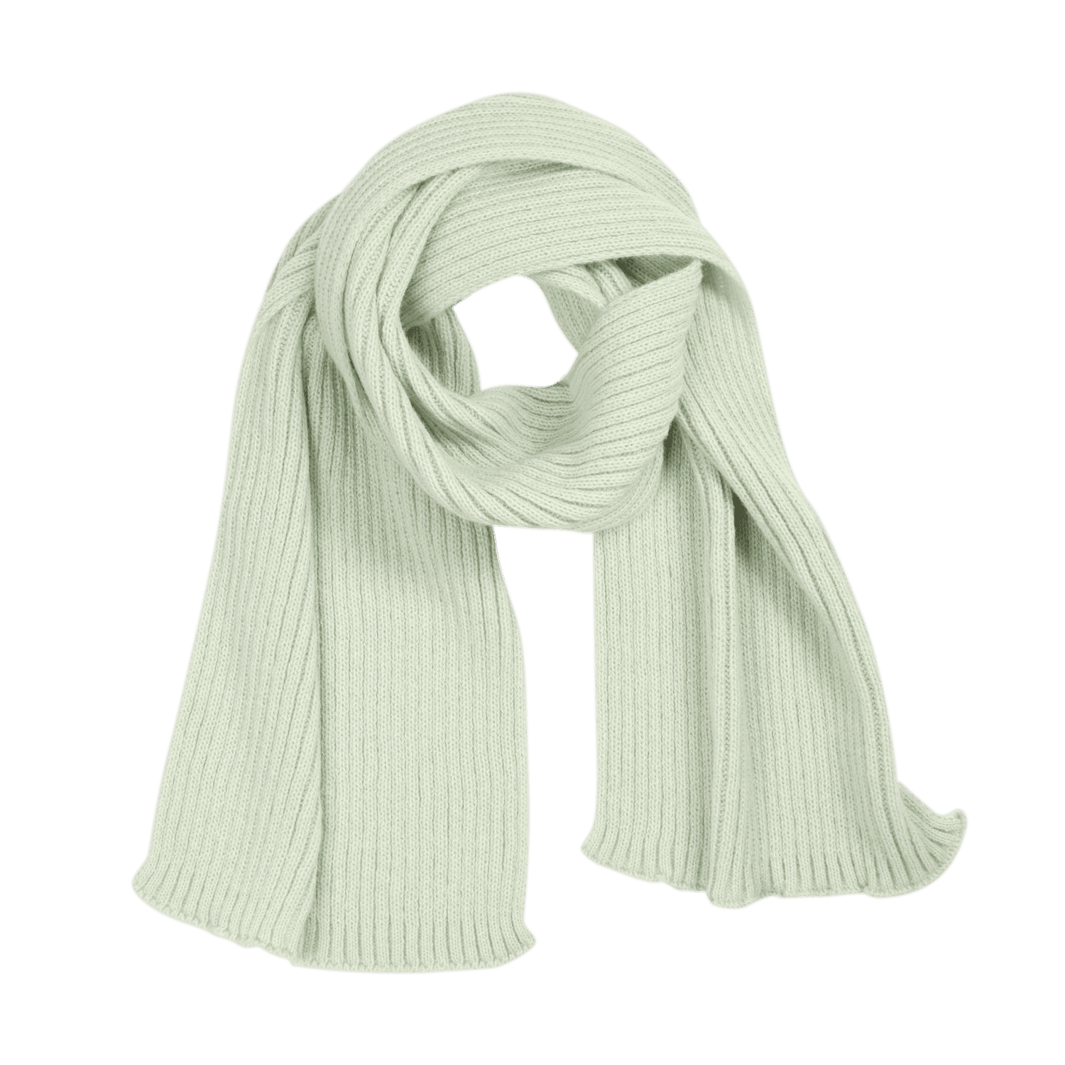 Шарф Форгес (Forges) вязаный, салатовый для бизнеса