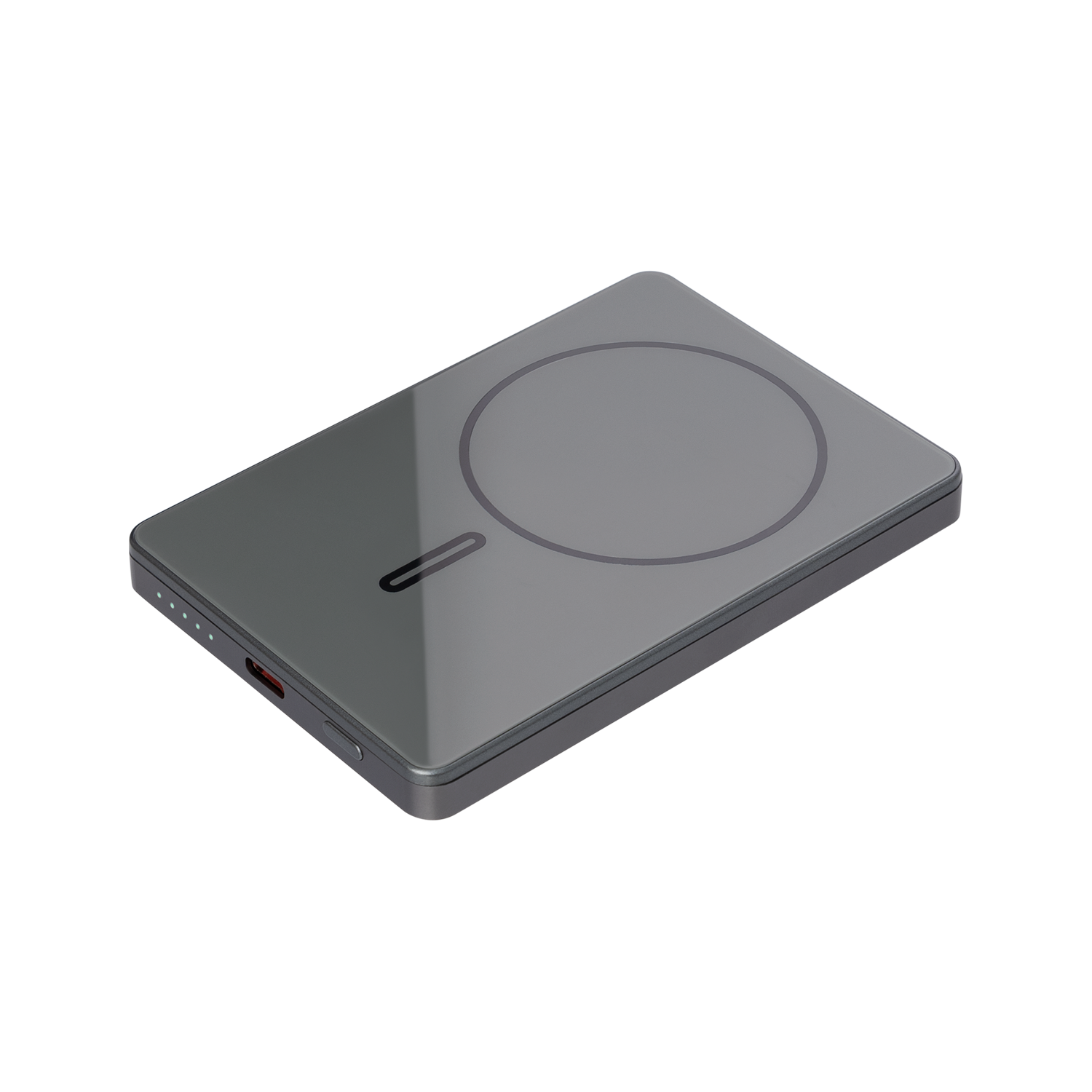 Внешний аккумулятор Оникс PD (Onyx PD) 5000mAh с функцией беспроводной зарядки 15W, серый для бизнеса
