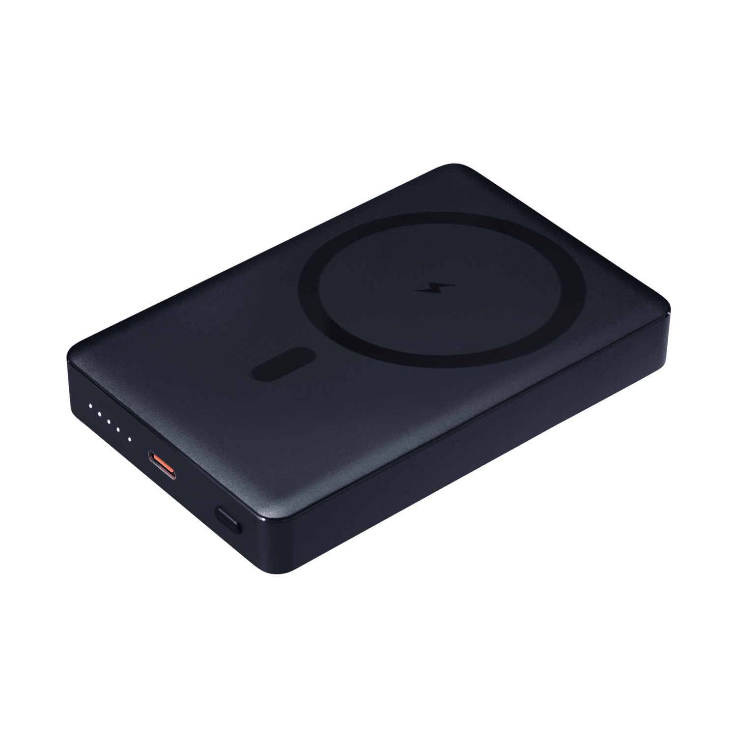 Внешний аккумулятор Атлантис Плюс PD (Atlantis PD Plus) 10000mAh с функцией беспроводной зарядки 15W, синий для бизнеса