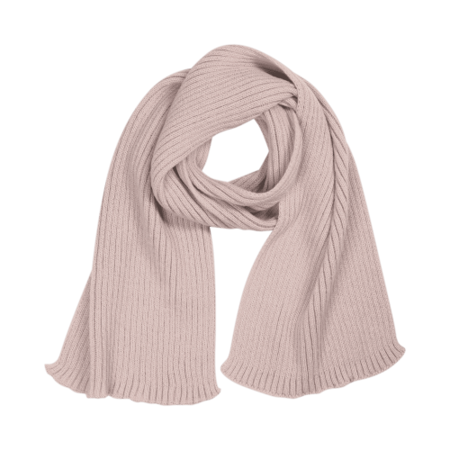 Шарф Forges вязаный, дымчато-розовый