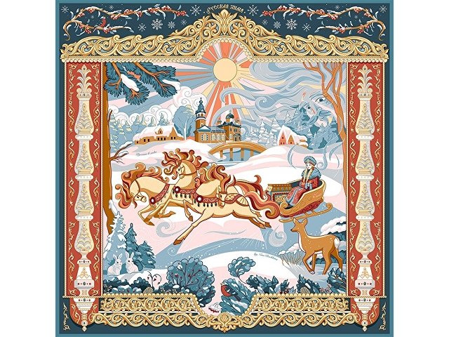 Платок «Русская зима» для бизнеса