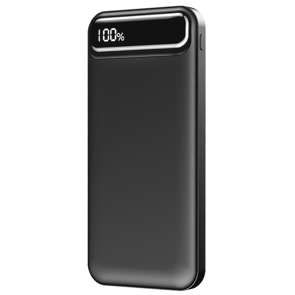 Внешний аккумулятор Groovy 10000 Mah с быстрой зарядкой, черный для бизнеса