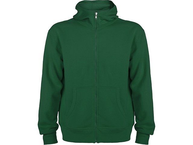 Толстовка на молнии "Montblanc" унисекс, бутылочный зеленый