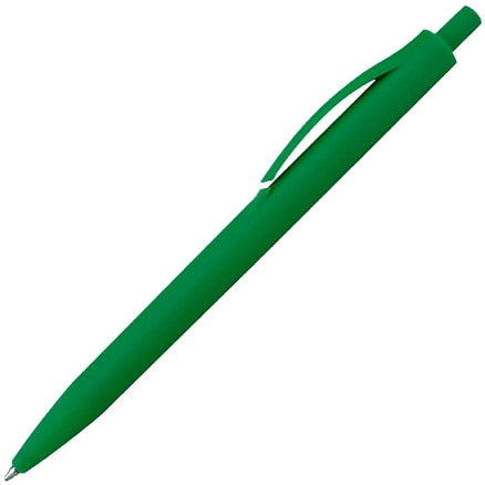 Ручка шариковая IGLA SOFT, пластиковая, софт-тач, черная для бизнеса