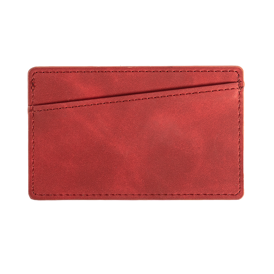 Чехол для карт Luma, с 2 отделениями, красный для бизнеса