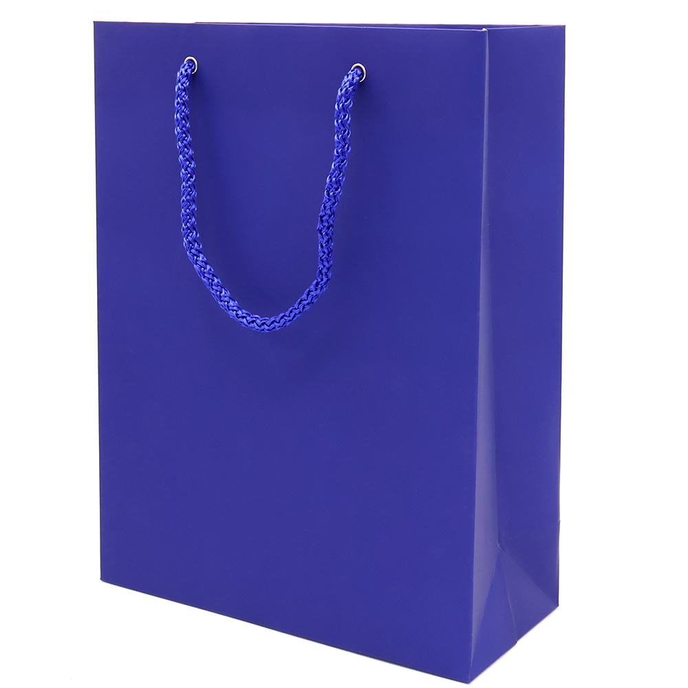 Пакет из бумаги Arrogant, Королевский синий для бизнеса
