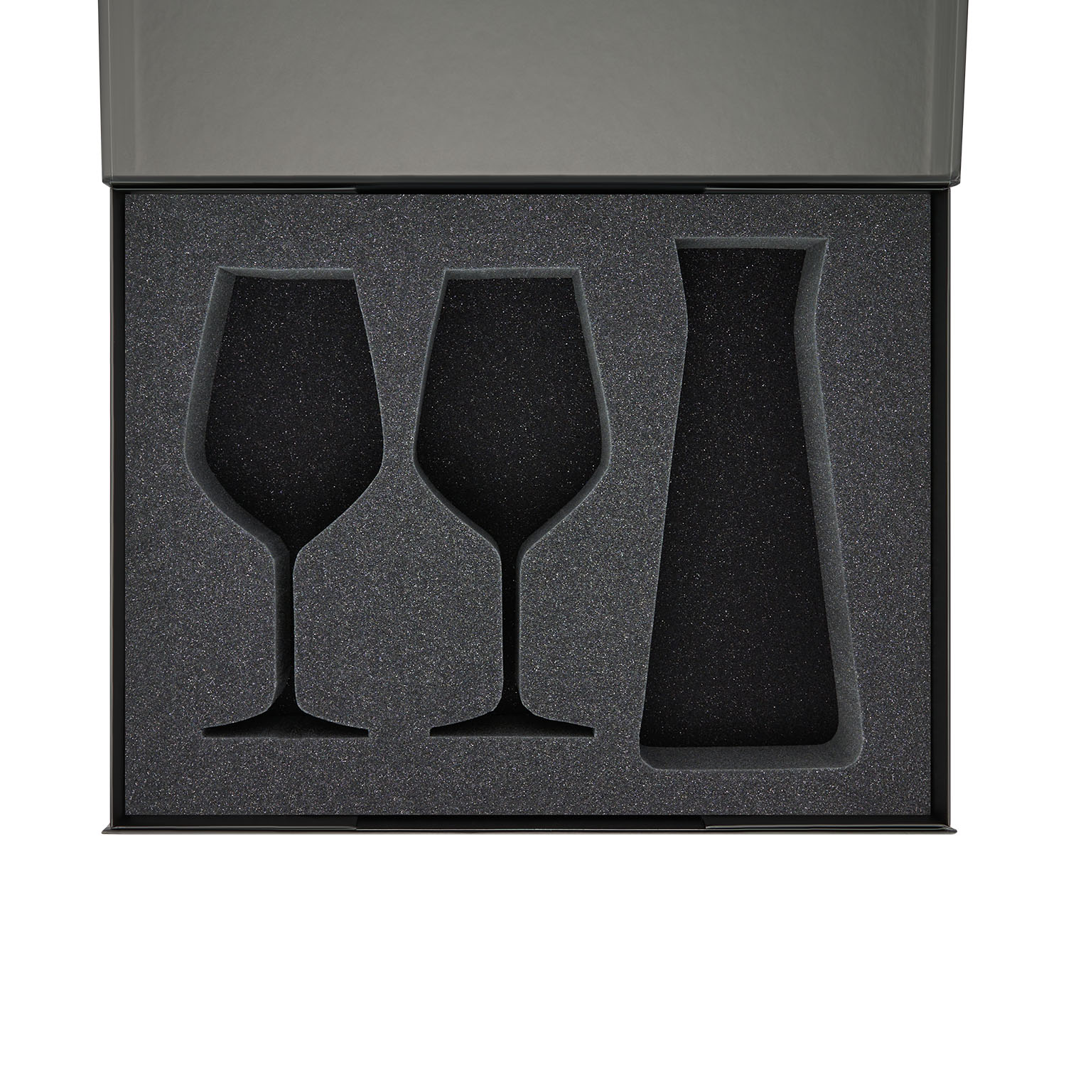 Ложемент под 2 бокала для вина + декантер в большую коробку-трансформер (арт. 695722)