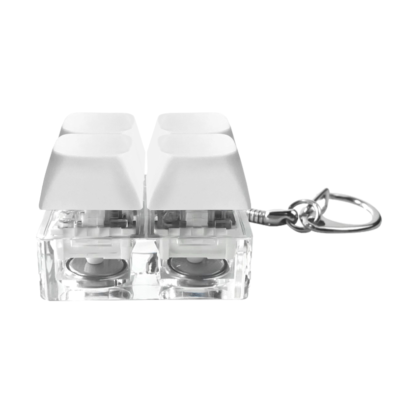 Брелок Press Anti Stress с LED подсветкой, черный для бизнеса