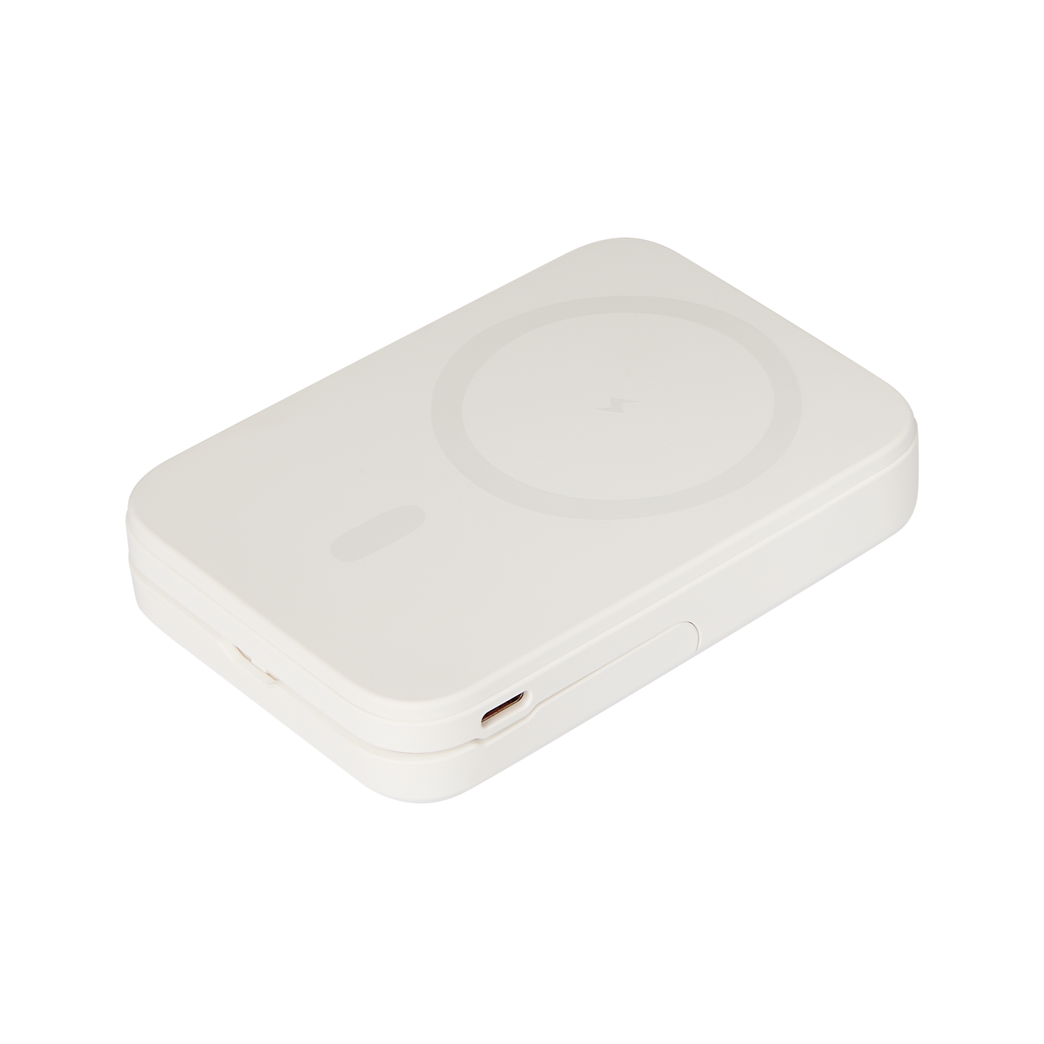Внешний аккумулятор Юнион PD (Union PD) 10000mAh с функцией беспроводной зарядки 15W, белый для бизнеса
