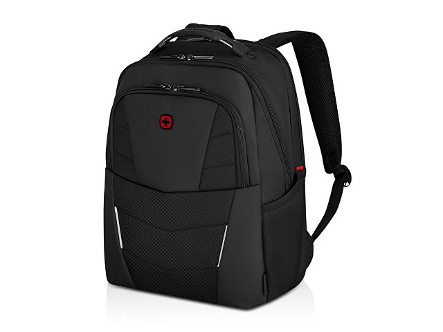 Рюкзак WENGER ALTAIR 15.6", черный, переработанный ПЭТ/Полиэстер, 32х21х44 см, 22 л. для бизнеса
