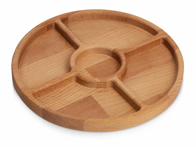 Менажница из бука с пропиткой маслом "Delly" для бизнеса