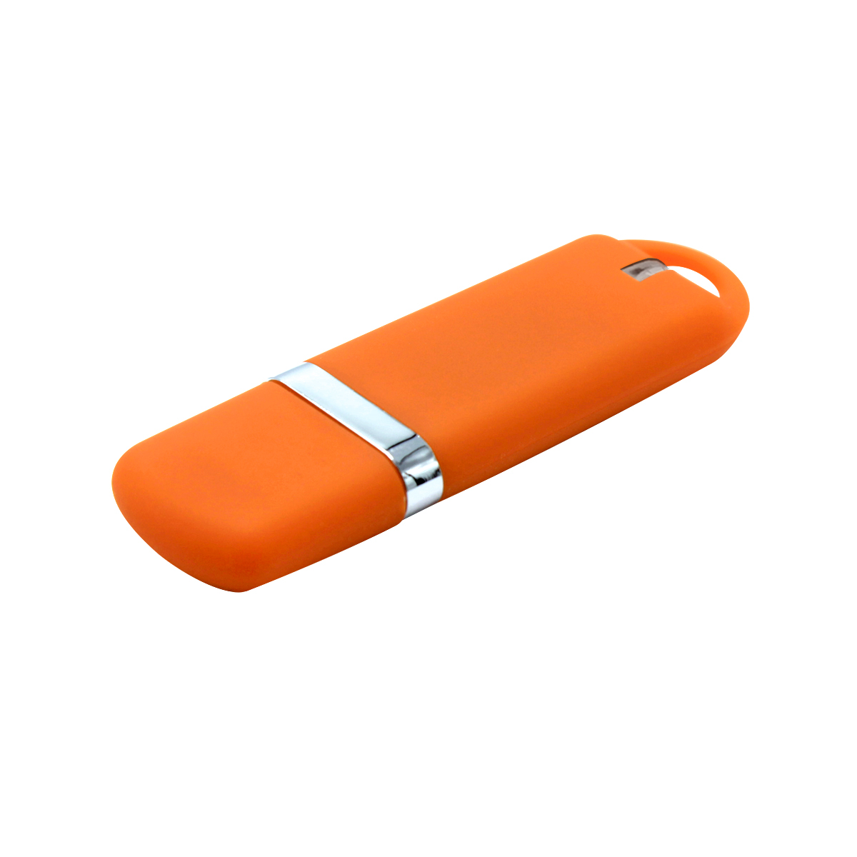 Флешка Shape с покрытием Софт Тач 16 GB, оранжевая для бизнеса